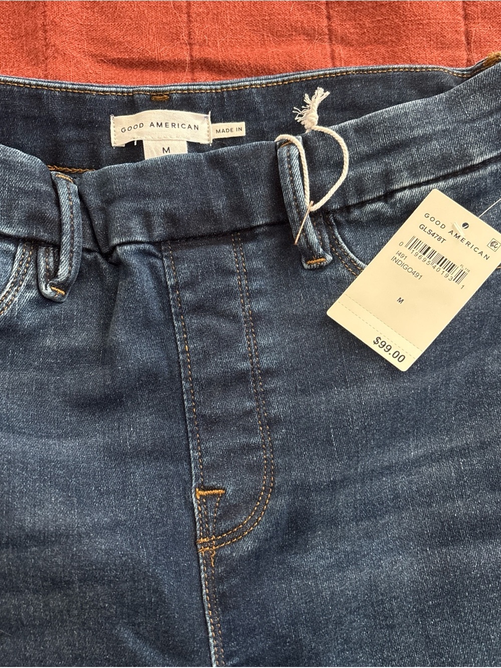 Good American Relaxed Jeans - Indigo Blue
